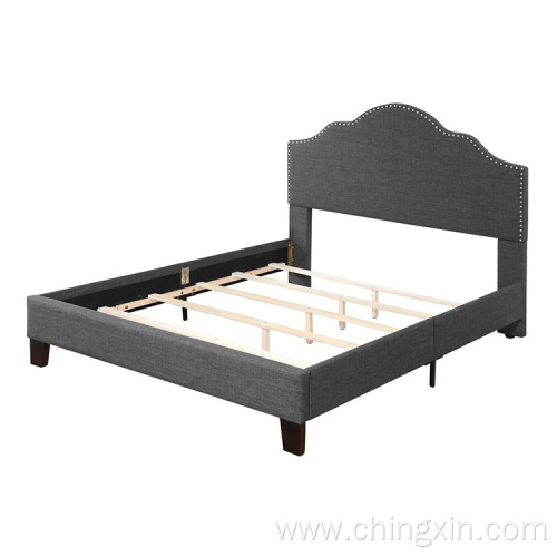 KD Upholstered Fabric Bed Bedroom Furniture CX609A